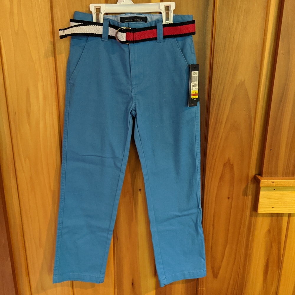 NWT Tommy Hilfiger Blue Chino pants, Boys Size 7